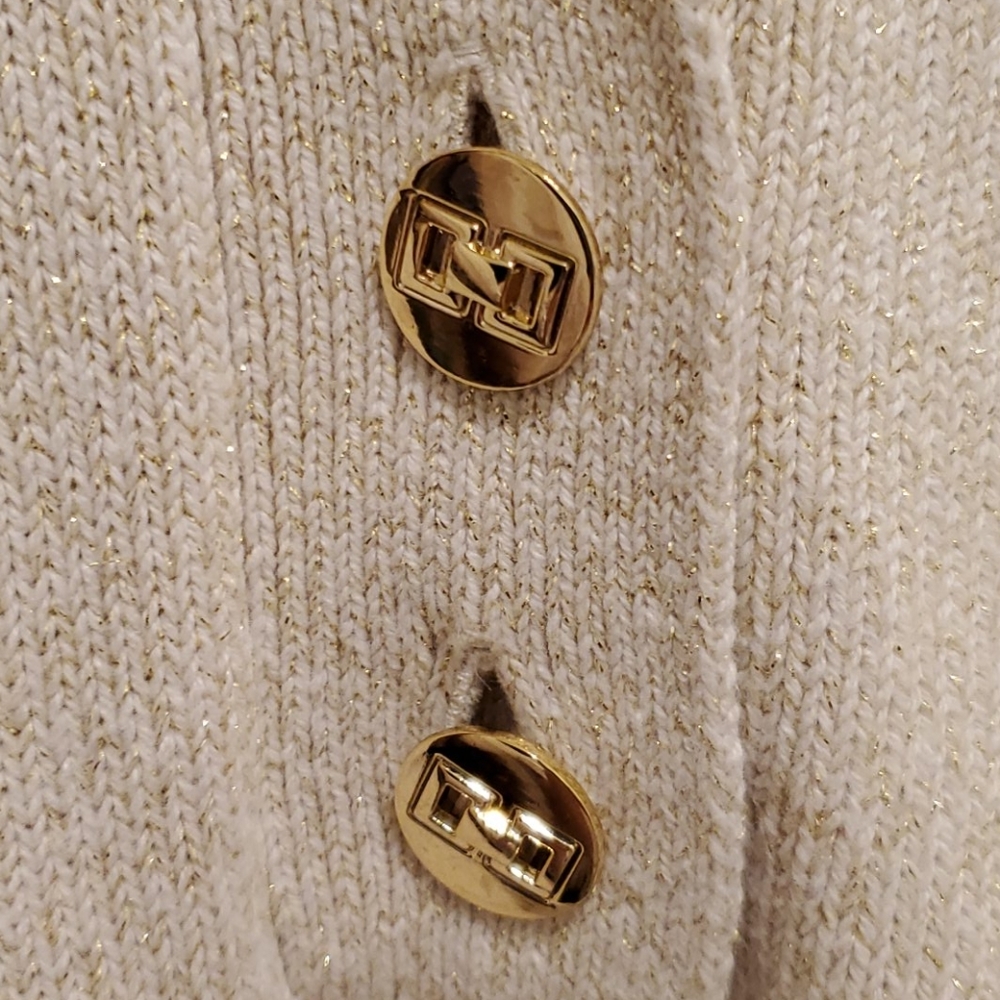 Beautiful sparkly ivory sweater - Picture 6 of 6